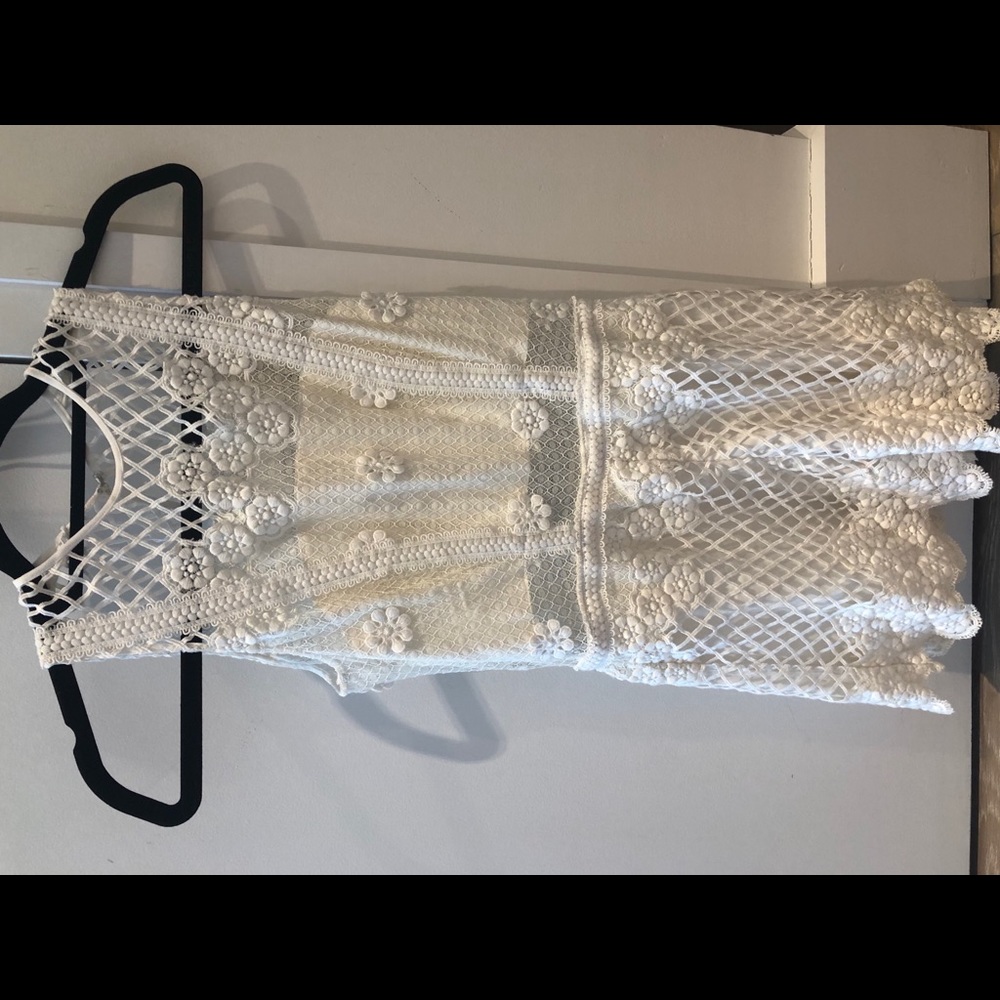 Alexis white romper -XS